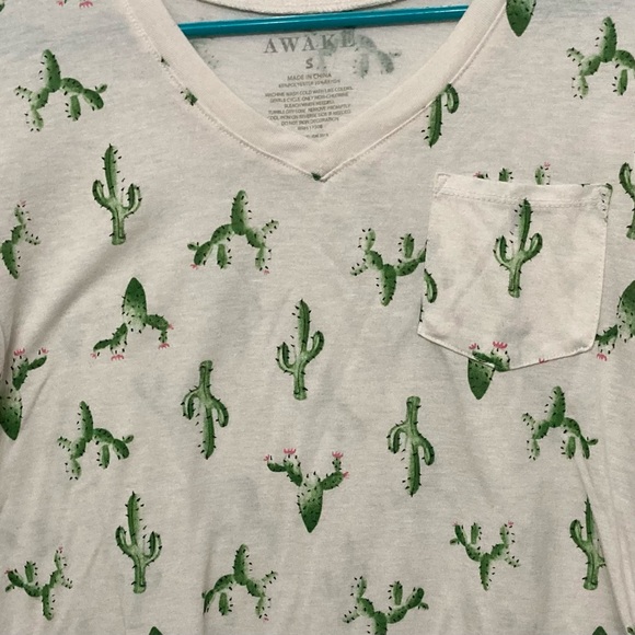 Awake Cactus 🌵 Print Tee Sz Small - Picture 4 of 7